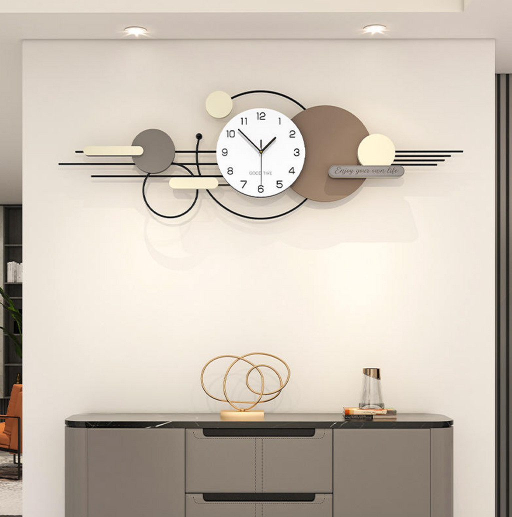 Modern Geometric Wall Clock
